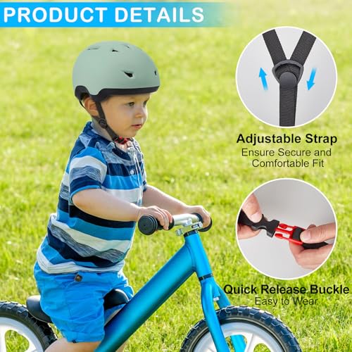 Image of Toddler Helmet, Baby Infant Kids Bike Helmet for Kids Age 1-3 /2-4 /3-5 /5-8 Adjustable Toddler Bike Helmets for Boys Girls for Scooter Skateboard Cycling
