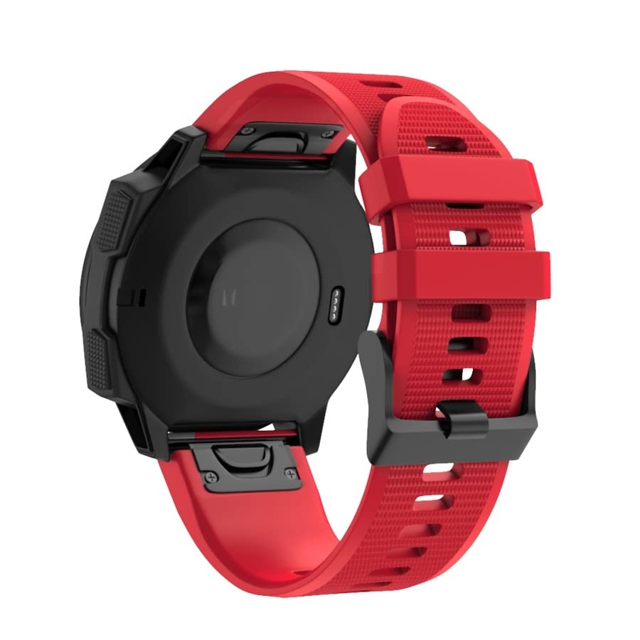 Bracelet de montre silicone libération rapide pour Garmin Fenix 6X 5X