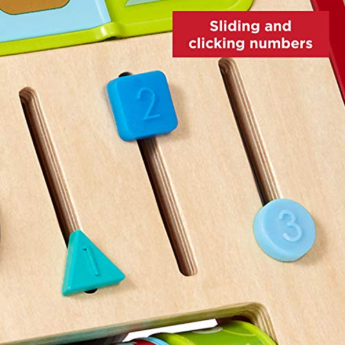 Image of Radio Flyer Classic Push & Play, Toddler Walker with Activity Play, Ages 1-4, Red Walker Toy