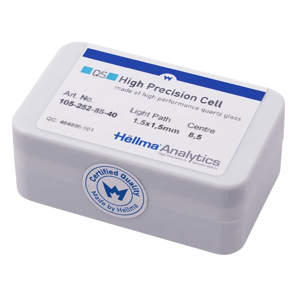 Amazon | ヘルマ(R)石英セル 蛍光用ウルトラマイクロ 105-252-85-40/3