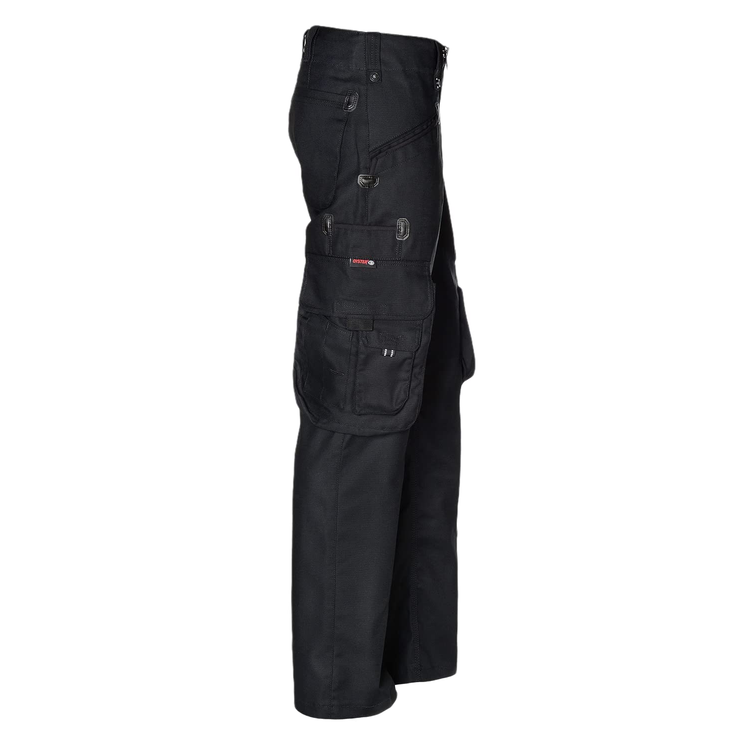 OYSTER Big Bag Zunfthose für Herren, Freizeithose aus Canvas, Arbeitshose für Dachdecker, Zimmerer & Maurer, schwarz