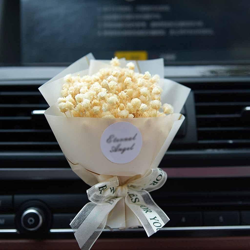 Car Air Freshener Dry Flower Auto Conditioning Outlet Fragrance Clip Decor Ornament Perfume Gift(Black) image 2