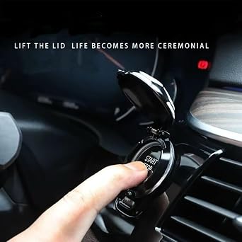 Push Start Button Cover Press Car Engine Start Stop Button Cover