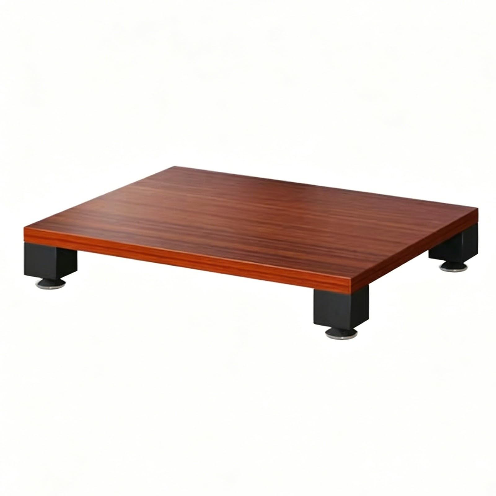 Soporte multimedia de madera gabinete estéreo componentes marrón