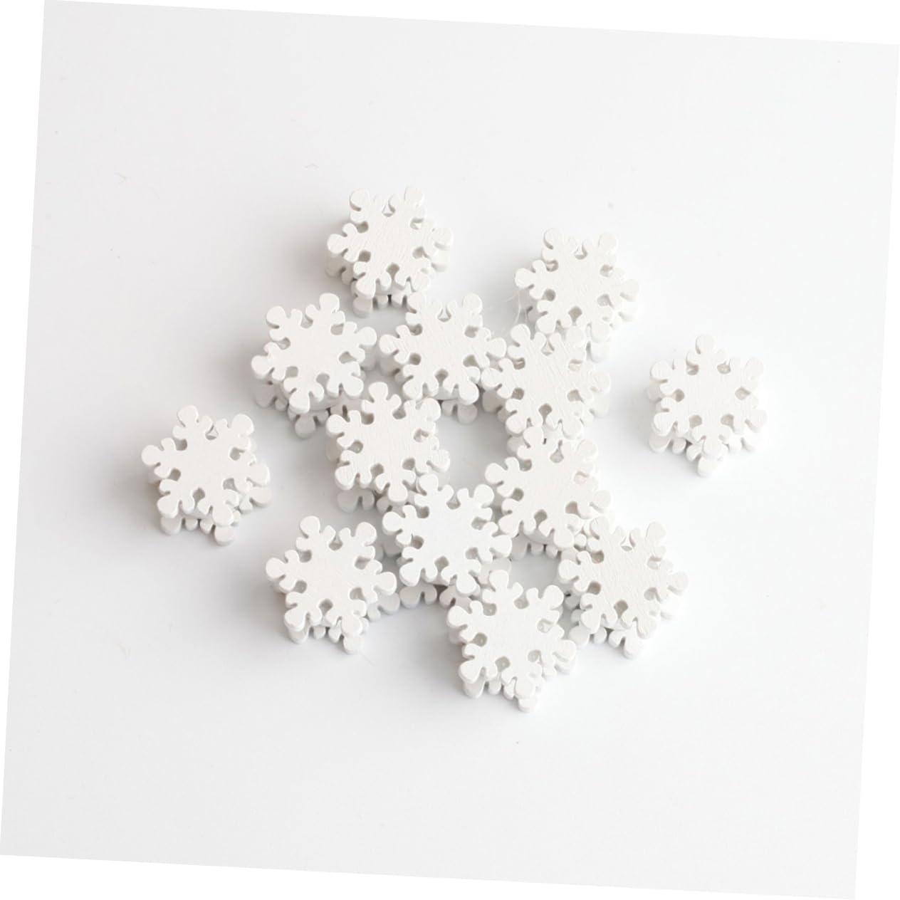 Didiseaon 150 Piezas De Cuentas De De Nieve Suministros Para Hacer Pulseras Cuentas Espaciadoras De Granja Cuentas De Joyería De Madera Pendientes Pulseras Hechas A Mano Producto
