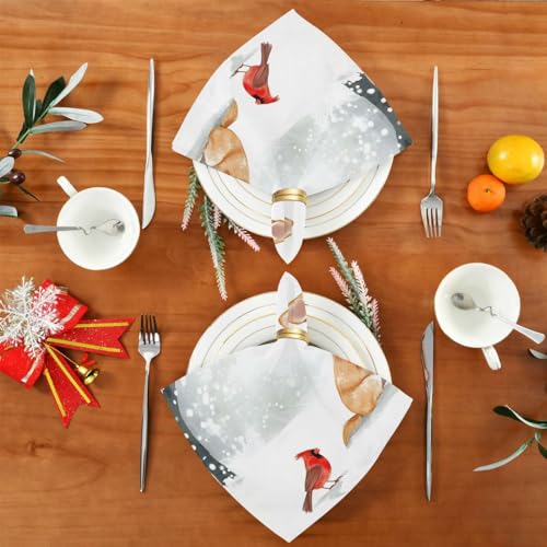 Servilletas de Tela Navideñas Multicolor Pack x6 miniatura 5