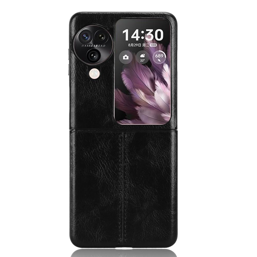 Cover Rigida Oppo Find N3 Flip Anti-Fingerprint - Protezione Slim Nero