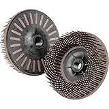 Scotch-Brite(TM) Bristle Disc, 12000 rpm, 4-1/2 Diameter, 36 Grit, Brown (Pack of 1)