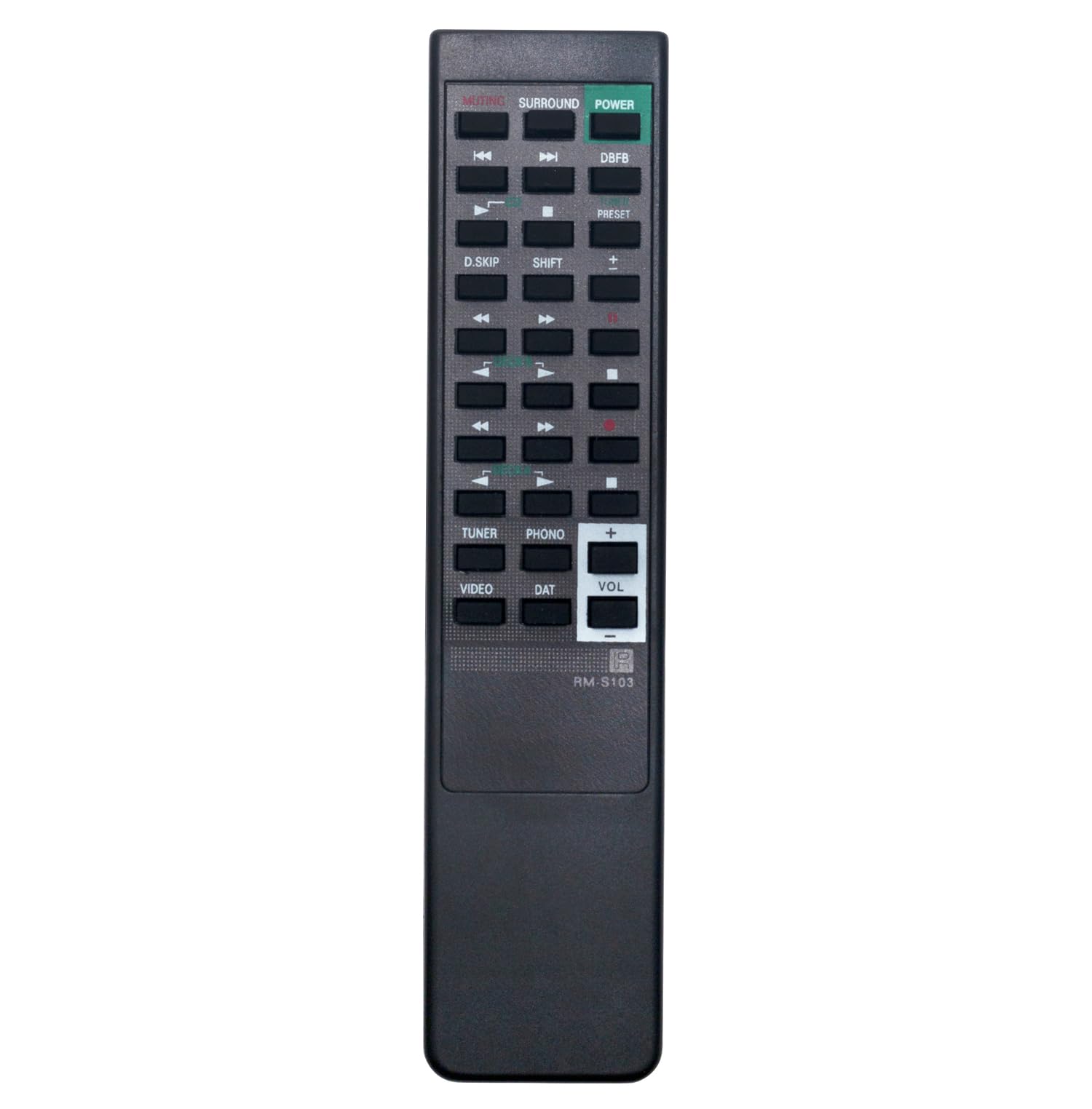 RM-S103 Replace Remote Controller Compatible with Sony AM/FM Stereo Receiver STR-AV570X STR-AV770X STR-AV23 STR-AV370X STR-AV270X Receiver HiFi Stereo System