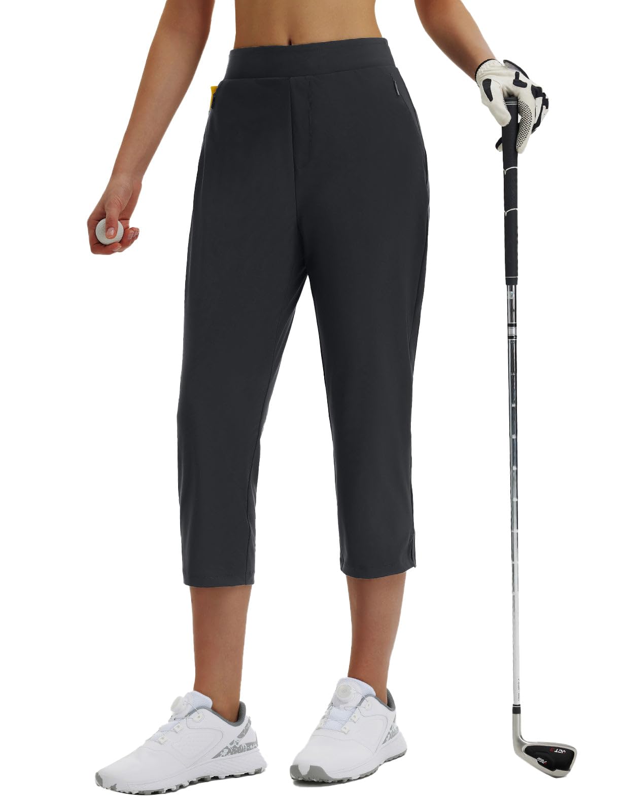baleaf Women's Capris Pants Golf Work Travel