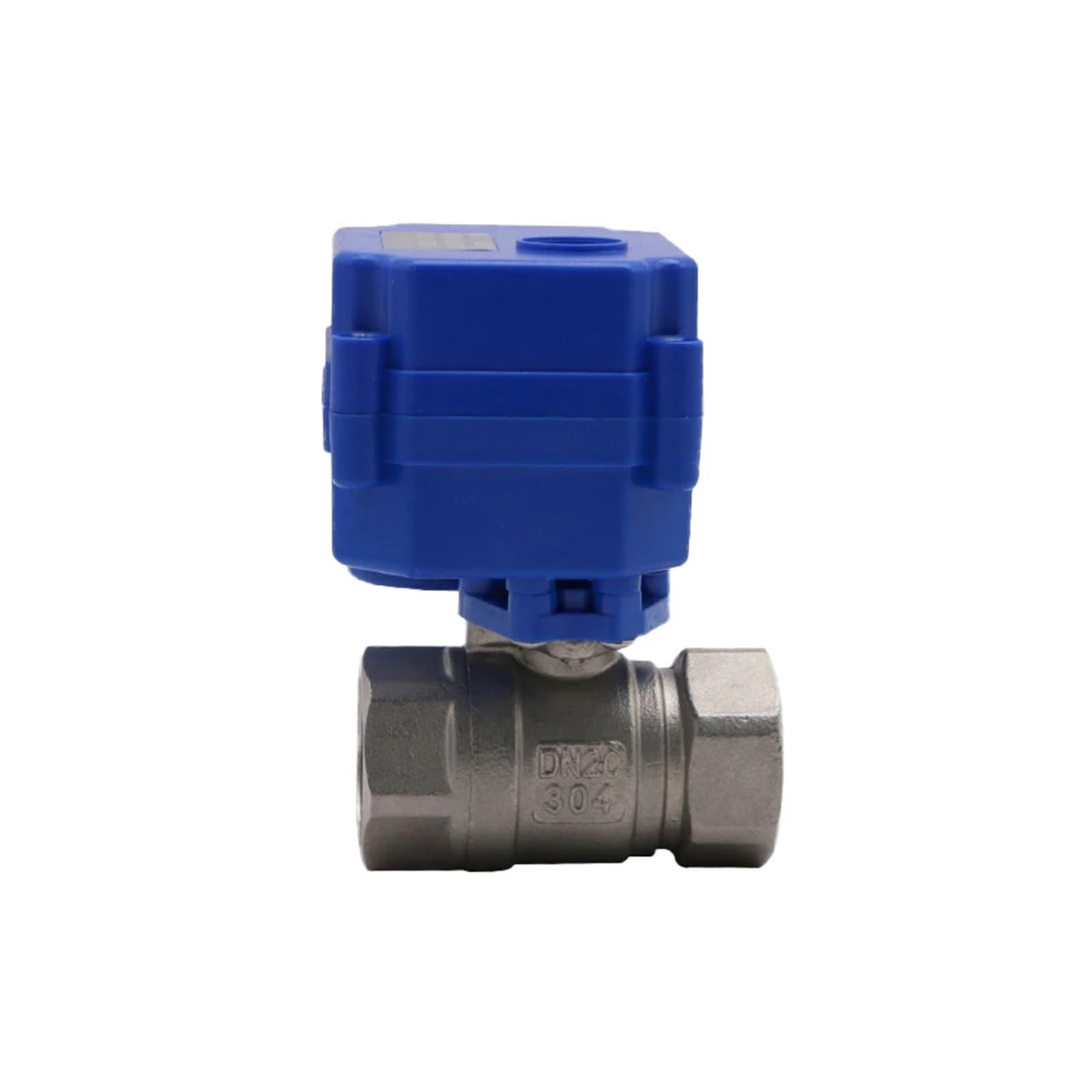 Valve motorisée Vanne à boisseau sphérique motorisée 2 voies 1" 3 fils 2 points de contrôle vanne à boisseau sphérique électrique en acier inoxydable actionneur électrique AC/DC 9-24 V(12VDC_CR02)