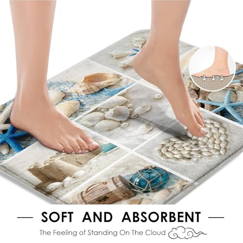 Rideau de douche anti-moisissure avec ensemble tapis de bain complet - 5