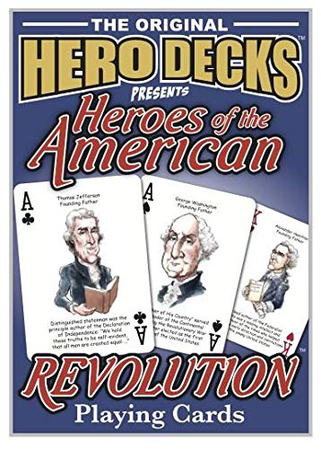 Hero Deck Heroes of The American Revolution Playing Cards
