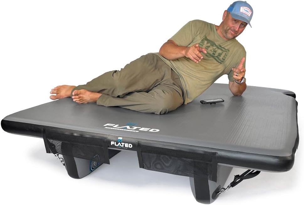 FLATED Air-Deck Full-Standard DECK56 - Versatile 5.5 ft Inflatable Raised Sleeping Platform Air Mattress for Full Size Short Bed Trucks, Vans, SUVs, and RVs