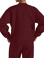 Vista 3 de FUPHINE Conjunto de dos piezas de gran tamaño para mujer, conjuntos de sudadera y pantalones holgados