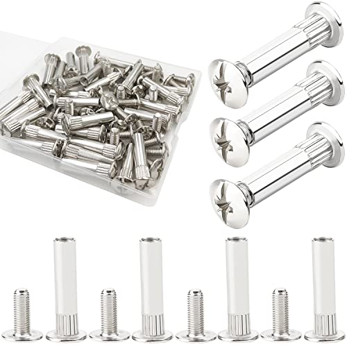 Vis D'assemblage Vis De Raccordement Pour Meubles Vis de Connexion M6 31-40mm Jonction Meuble en...