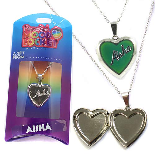 Stands Out, Supplying Outstanding GiftsStands Out Personalised Mood Locket Necklace - Aisha