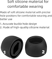 Vista 6 de Puntas de repuesto para auriculares compatibles con Samsung Galacxy Buds Pro, puntas de silicona para auriculares de repuesto S/M/L 6 pares
