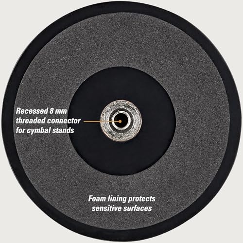 Meinl Cymbals Marshmallow Practice Pad - 4 Inches - Medium Rebound - Drum Accessory, Black (MMP4BK), 4" - Image 4