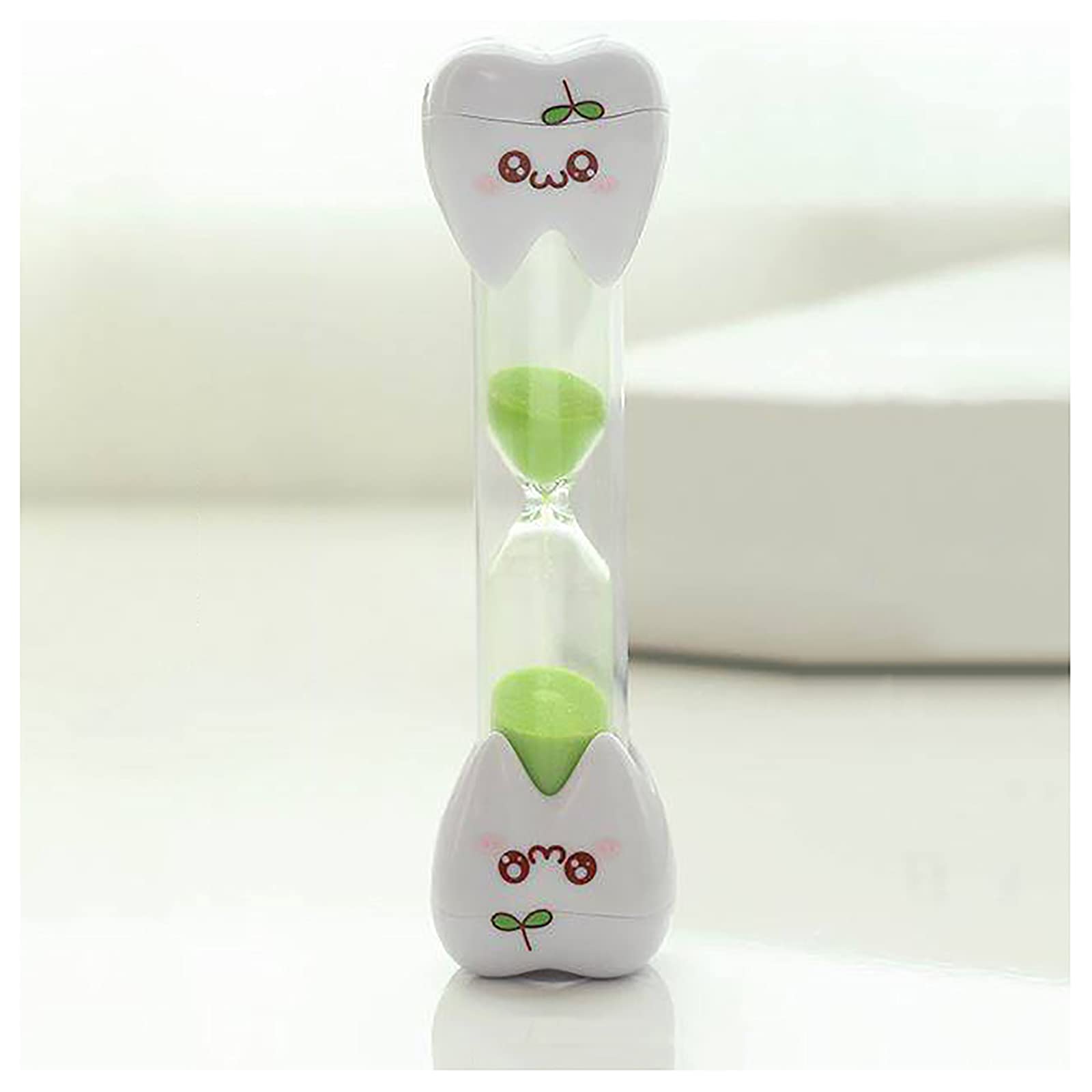 KFGISD, Hourglass Smiley Toothbrush Timer,3/5 Minutes Multicolor Hourglass Timer Sandglass Sand Clock ，Hourglass(Multicolor)