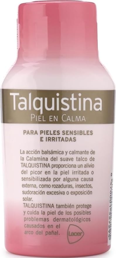 TALQUISTINA - Talco 50g, Alivia de Irritaciones y Picores del Sudor, Acción Balsámica y Calmante, Alivio Eficaz, Suave y Ligera, Fácil Absorción