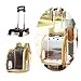 PET HOUND Carrello per Animali Domestici, Trolley Zaino per Cani Cuccioli trasportino Gatto Zaino Trolley Zaino Trasportino per Cani Trasparente