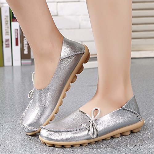 Image of VenusCelia Women's Breathable Comfort Walking Office Flat Loafer