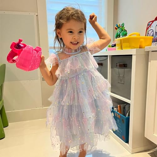 TTYAOVO Girl Dress Summer Princess Baby Tulle Dresses2