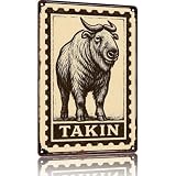 Vintage Takin Living Room Metal Sign