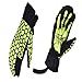 jingtinghy Handschuhe Touchscreen-Skihandschuhe for Erwachsene Winddicht wasserdicht for Herren und Damen Outdoor-Motorrad verdickte thermische Handschuhe (Color : Green, Size : L)