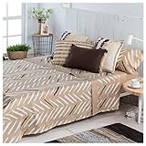 sabanas coralina 4 piezas Incluye: Sábana encimera ( 240 ancho X 260 cm largo )+ 2 FUNDAS DE ALMOHADA ( 45 X 80 )+ sabana bajera ajustable 150 X 190/200 + 30 cm. APTA PARA COLCHONES DE HASTA 30 cm. DE ALTURA