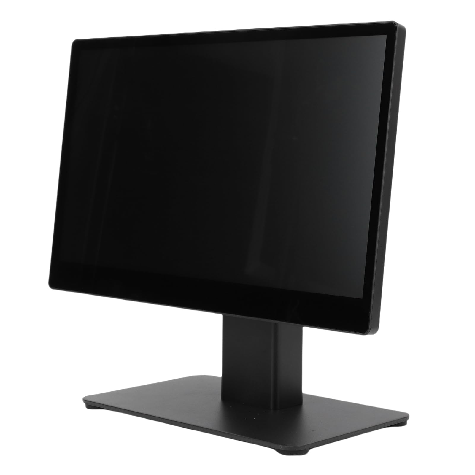 Walfront Système de Terminal de Caisse Enregistreuse à écran Tactile de 15,6 Pouces avec écran Multi-Touch FHD 1920 X 1080 et Support en Métal pour Restaurant, café, Bar, Petite Entreprise (Prise UE