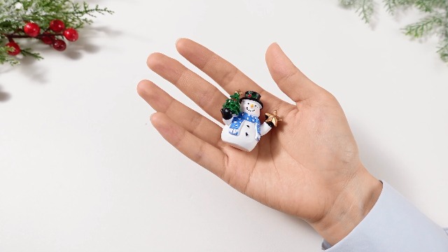 Amazon.com: Honoson 12 Pcs Christmas Cute Snowman Figurines Winter
