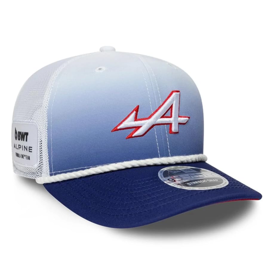 New Era Alpine Racing F1 Team Offizielle Kollektion 2026 Team Special Edition Silverstone GP Baseball Cap Mütze Verstellbar Blau