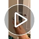 Over the Toilet Storage Cabinet Bathroom Shelf over toilet with Sliding Barn Door, Toilet Organizer with Toilet Paper Holder, Toilet Organizer Rack with Adjustable Shelf for Bathroom, Laundry, White