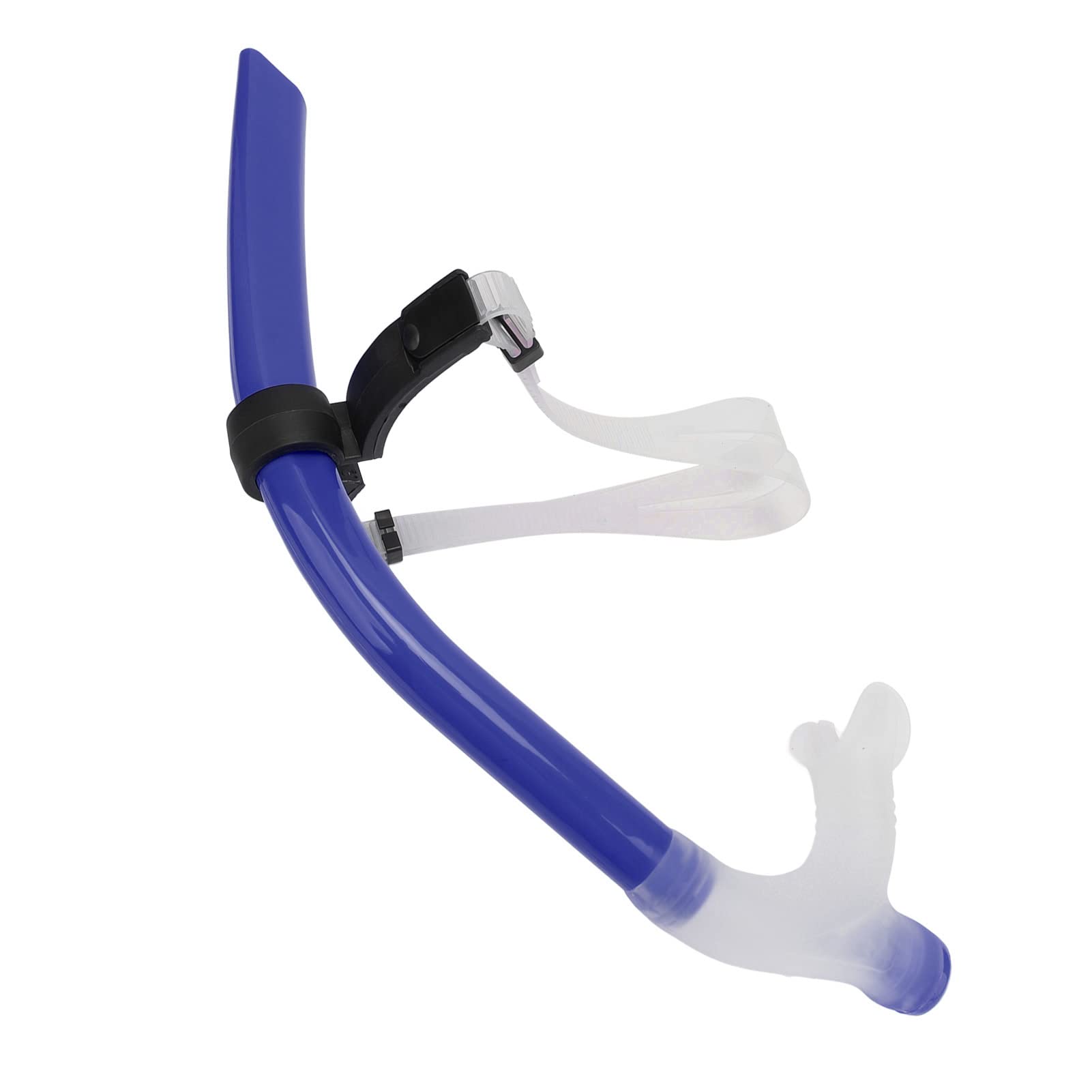 Ejoyous Boccaglio per Nuoto Tubo Respiratorio in Silicone con Tutore per la Testa Regolabile 48 X 11,6 X 3 Cm Design a Resistenza Ridotta Boccaglio Morbido per Nuoto in Grembo Immersioni Adulti