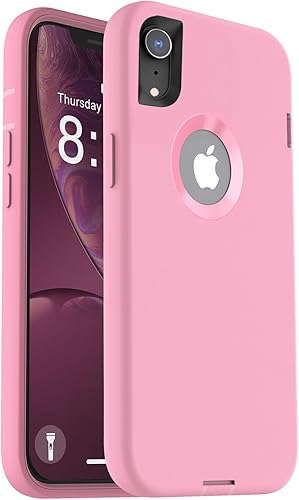 Vista 10 de ORIbox - Funda compatible con iPhone XR, resistente a los golpes, anticaídas, transparente