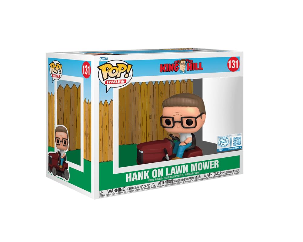 Funko Pop! Rides Hank on Lawn Mower