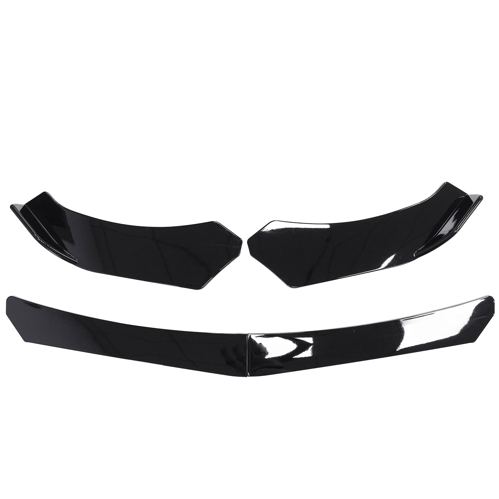 Parachoques delantero spoiler labio carrocería kit difusor divisor para A-udi A3 A5 S3 S4 RS5 S-Line A6 A7 TT negro brillante