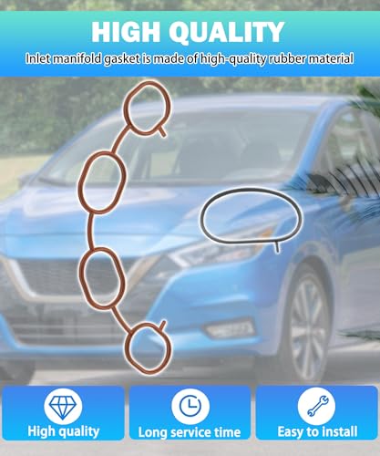 Image of MS 97359 Engine Intake Manifold Gasket Kit Fits for Nissan Versa March Note Micra Tiida Kicks V-Drive 2009-2020 Replace 792440 13259000 14035-1KT0A