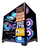 Pc Gamer Cpu Ryzen 9 7900X / SSD 2TB M.2 NVMe / 32GB Memória Ram DDR5 - Windows 11