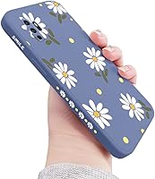 Vista 8 de Funda para Galaxy Note 10 Plus, diseño de margaritas, protección de lente de cámara, a prueba de golpes, TPU parachoques de silicona líquida, fundas