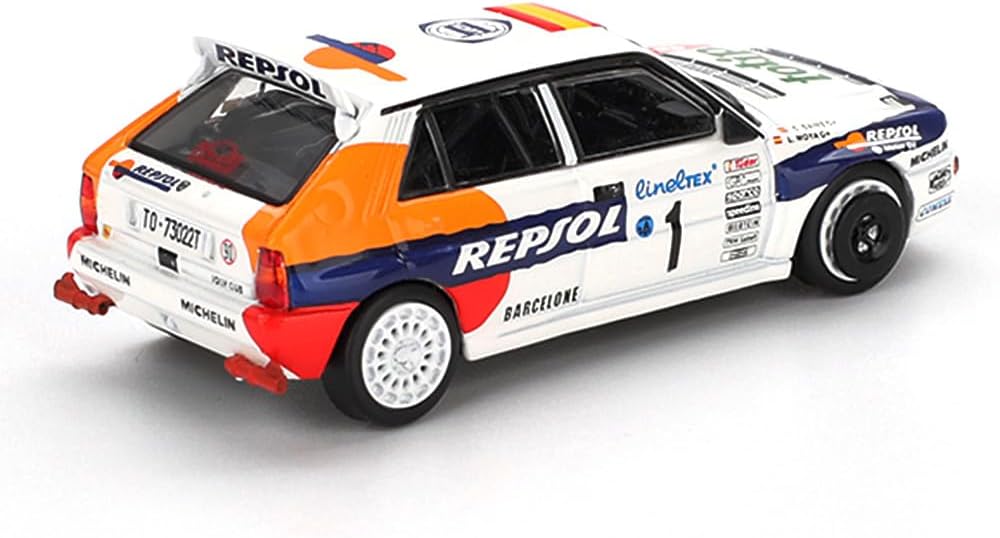 Diecast Model Car Compatible with Mini GT 1:64 Lancia Delta HF Integrale Evoluzione #1 1993 Rallye Monte-Carlo-Limited Edition MGT01131