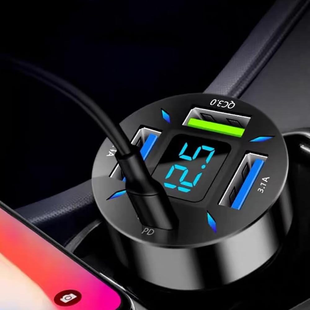 ioniq 6 cigarette lighter 10jQkk Car Charger for Hyundai IONIQ 6,Cigarette Lighter USB Charger Fast  Charge USB Car Charger Adapter Phone Charger Cigarette Lighter  Accessories,B : Amazon.co.uk: Electronics & Photo