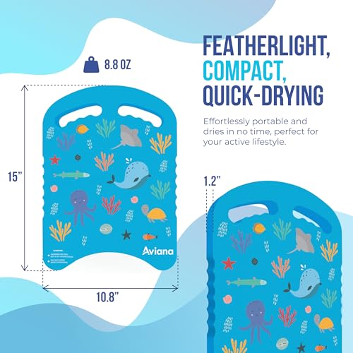 image for Pro Aviana Junior Kickboard Buoy for Youth Children & Toddlers Swimmin