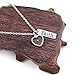 Uloveido The Amulet of Faith Mustard Seed Love Heart Pendant Necklace,Stainless Steel Charms Necklace for Women Y559 (Heart)