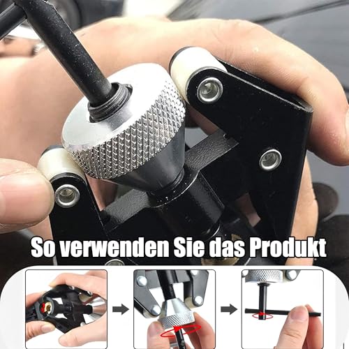 GWAEPU 3 Stück Wischerarm Abzieher: Wischerarm Abzieher Einstellbar Leicht zu Bedienen Maximale Öffnung 50 mm Spezialwerkzeug für Autowerkstatt