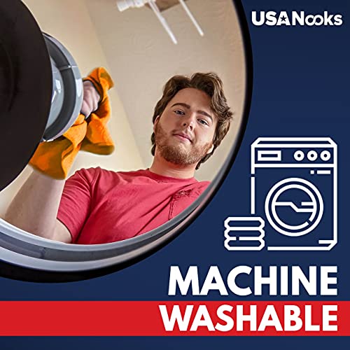 Usanooks Microfiber Cleaning Cloth - (12X16 Inches) High Performance - Ultra Absorbent Weave Traps Grime & Liquid For Streak-Free Mirror Shine - Lint Free Towel - 12X16 Inch (Pack Of 8) #TOP6