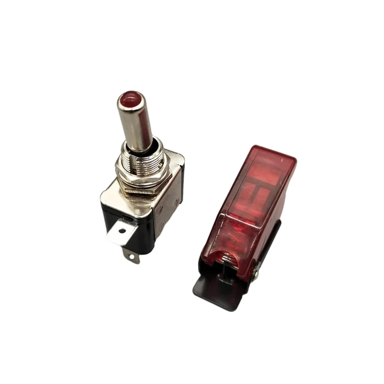 Led Toggle Switch Flip Up Cover Guard Red Blue Green Yellow 12V 20A | Only Switch Bule