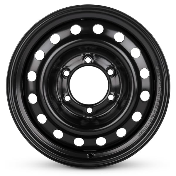 New OEM 16x7 Painted Black Steel Rim